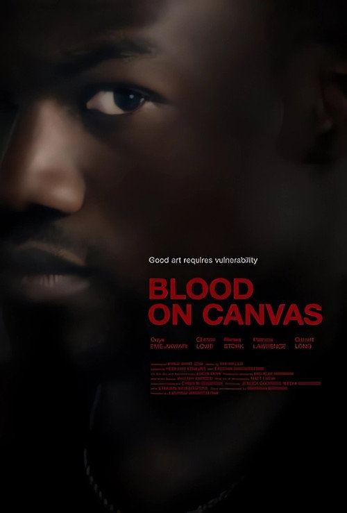 Movie poster for Blood on Canvas