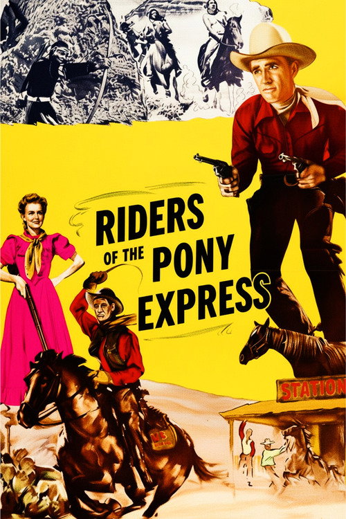 Movie poster for Riders of the Pony Express (1949)