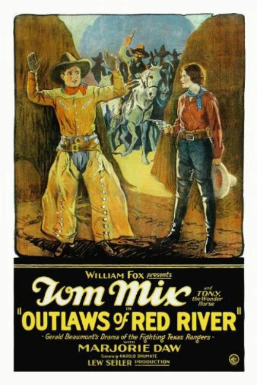 Movie poster for Outlaws of Red River (1927)