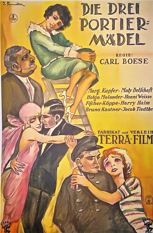 Movie poster for Die drei Portiermädel (1925)