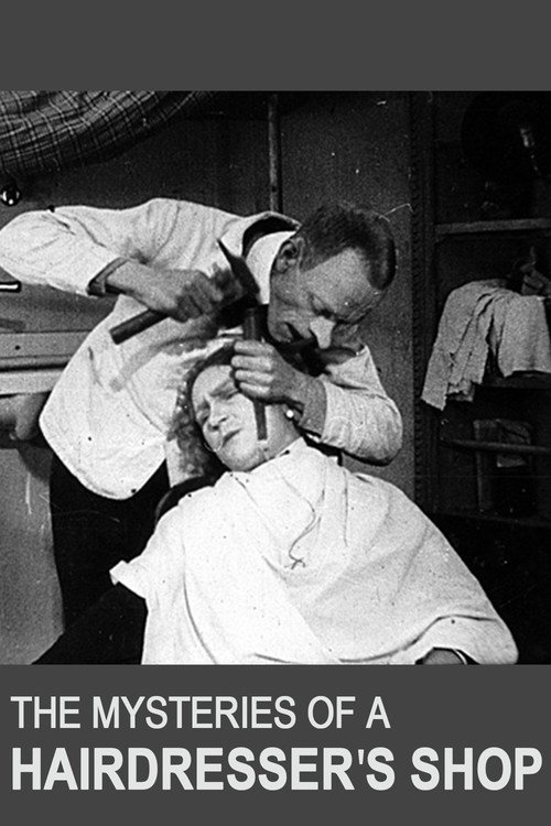 Movie poster for The Mysteries of a Hairdresser's Shop (1923)