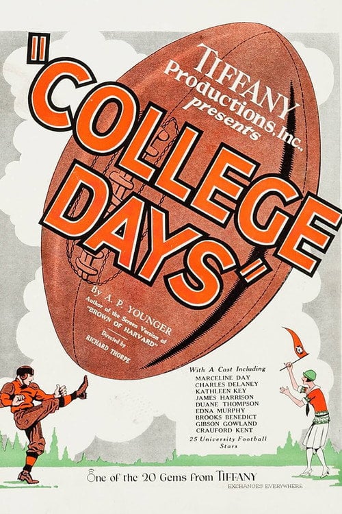 Movie poster for College Days (1926)