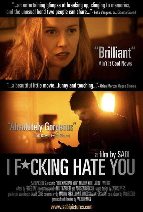 Movie poster for I Fucking Hate You (2008)