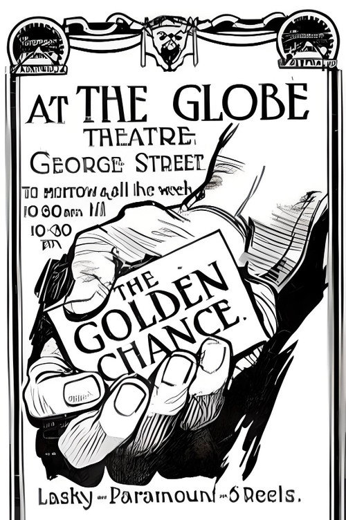 Movie poster for The Golden Chance (1915)