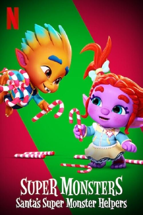 Movie poster for Super Monsters: Santa's Super Monster Helpers (2020)