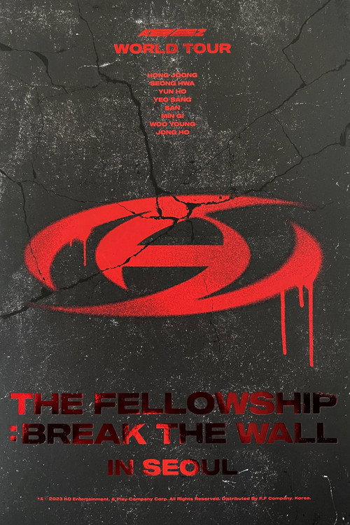 Movie poster for ATEEZ WORLD TOUR [THE FELLOWSHIP : BREAK THE WALL] IN SEOUL (2023)