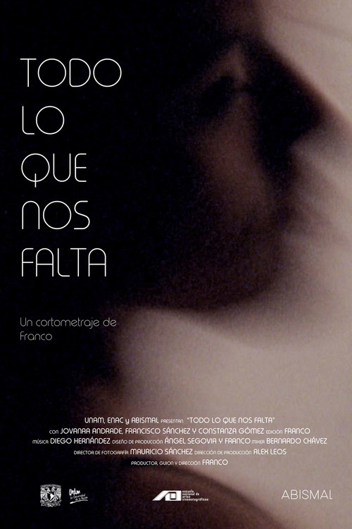 Movie poster for Todo lo que nos falta (2022)
