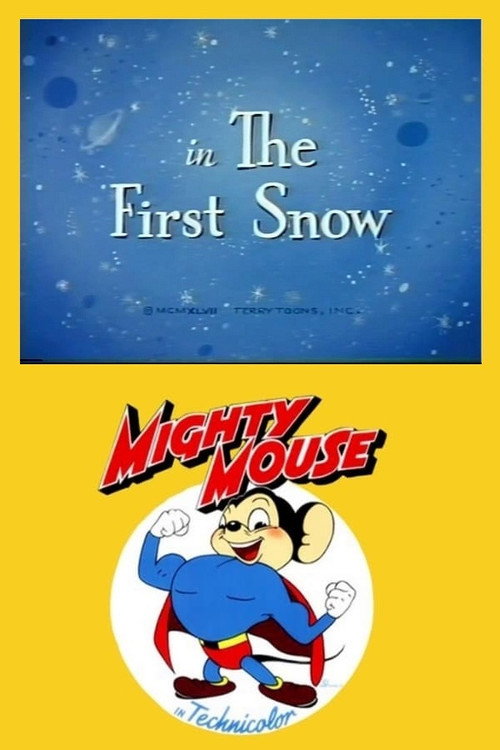 Movie poster for Mighty Mouse in the First Snow (1947)