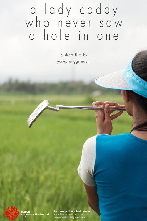 Movie poster for A Lady Caddy Who Never Saw a Hole in One (2013)