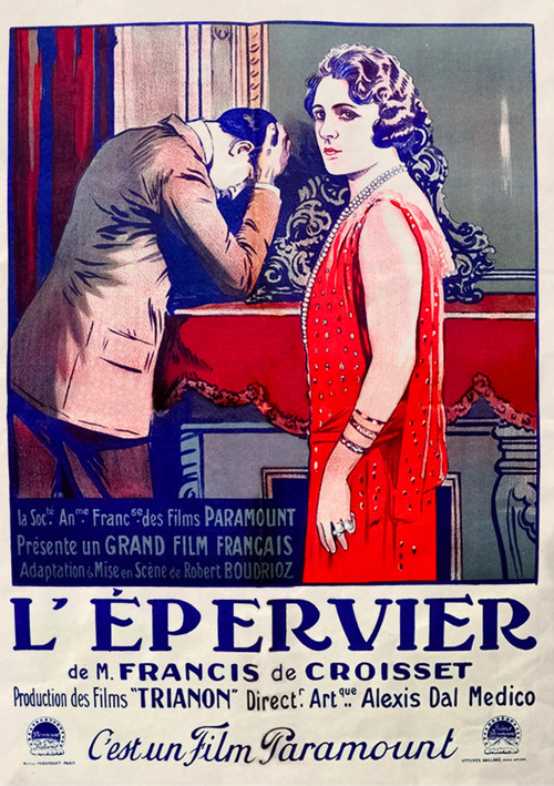 Movie poster for L'épervier (1925)