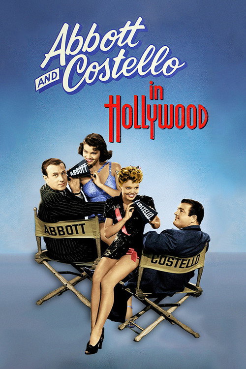 Movie poster for Bud Abbott and Lou Costello in Hollywood (1945)