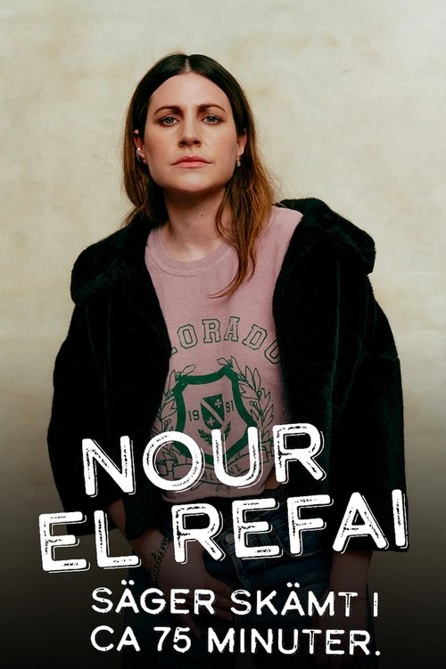 Movie poster for Nour El Refai säger skämt i ca 75 minuter (2024)