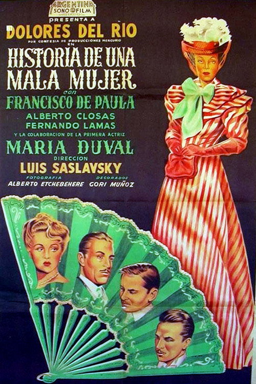 Movie poster for Historia de una mala mujer (1948)
