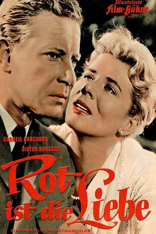 Movie poster for Rot ist die Liebe (1957)