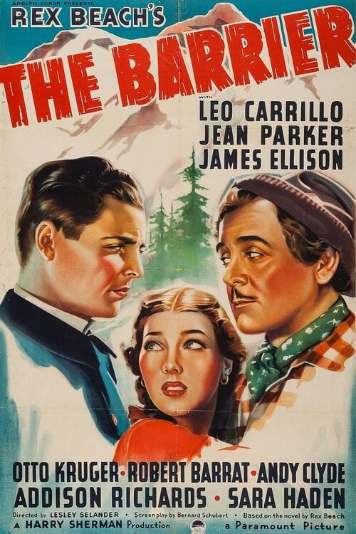 Movie poster for The Barrier (1937)