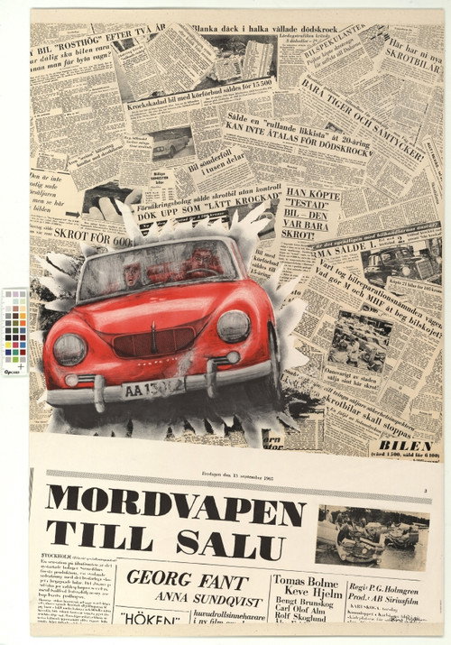 Movie poster for Mordvapen till salu (1963)