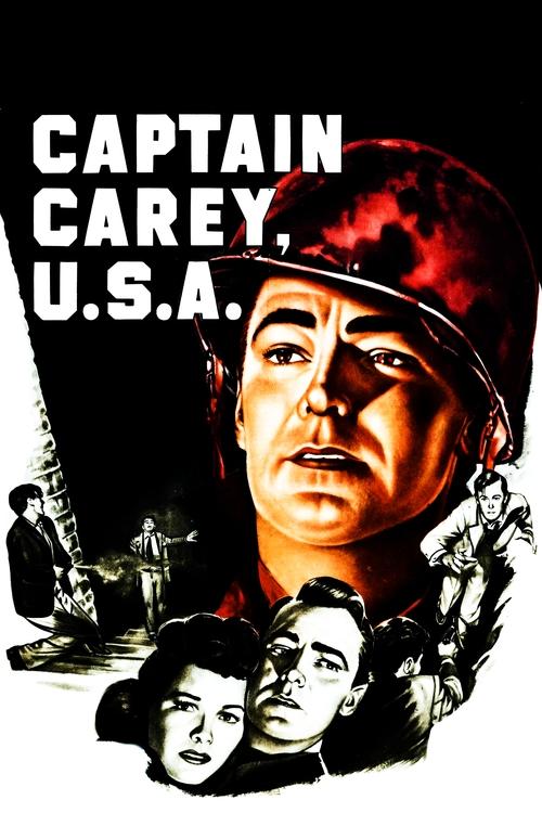 Movie poster for Captain Carey, U.S.A. (1950)
