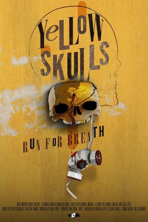 Movie poster for YELLOW SKULLS (2025)