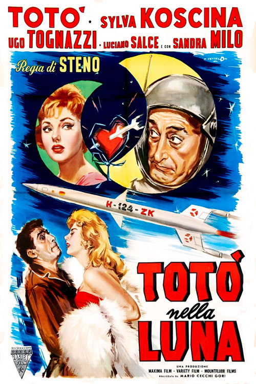 Movie poster for Totò in the Moon (1958)