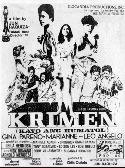 Movie poster for Crime (1974)