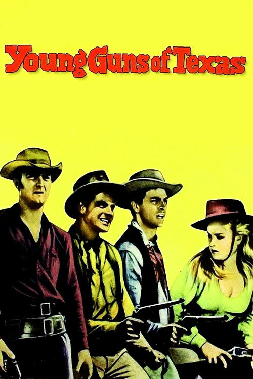 Movie poster for Young Guns of Texas (1962)