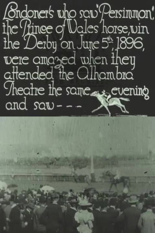 Movie poster for Persimmons Winning the Derby (1896)