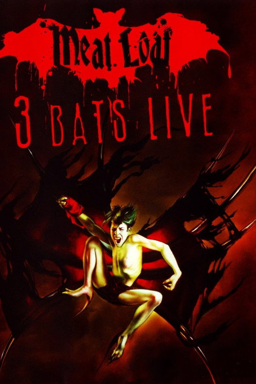 Movie poster for Meat Loaf: Three Bats Live (2007)
