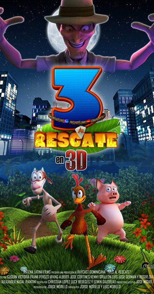 Movie poster for 3 al Rescate (2011)