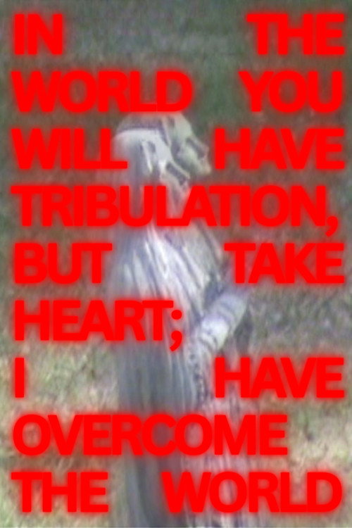 Movie poster for In The World You Will Have Tribulation, But Take Heart; I Have Overcome The World (Short) (2026)