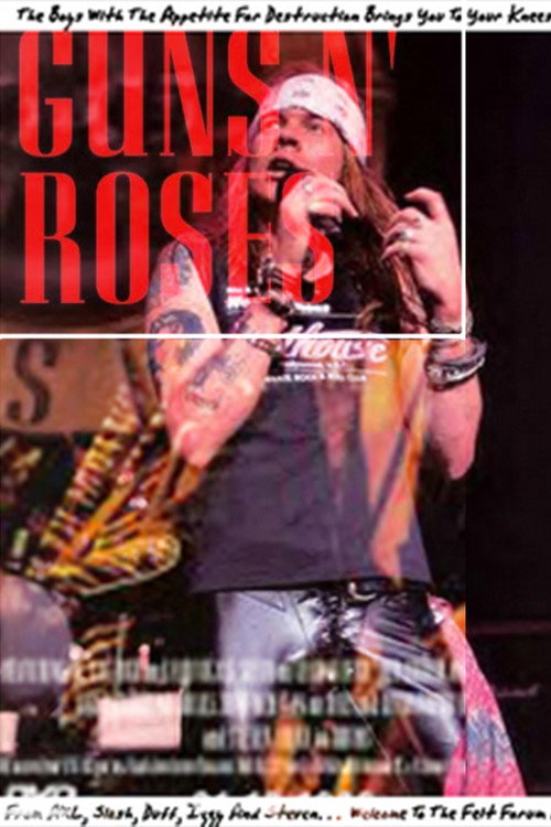 Movie poster for Guns N’ Roses at the Felt Forum NY (1988)