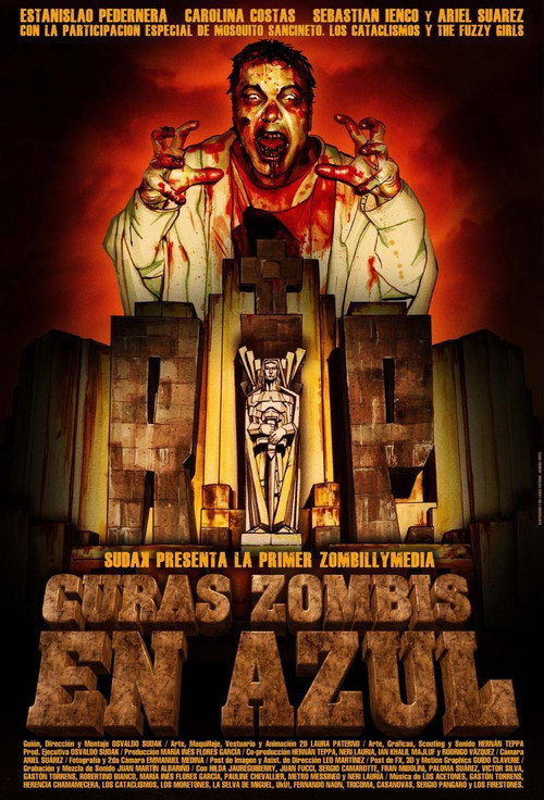 Movie poster for Curas zombis en Azul (2013)