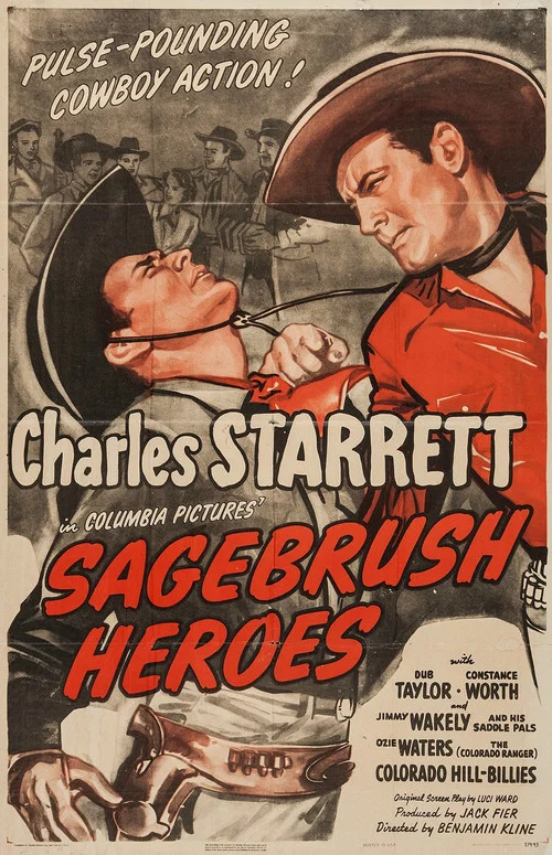 Movie poster for Sagebrush Heroes (1945)