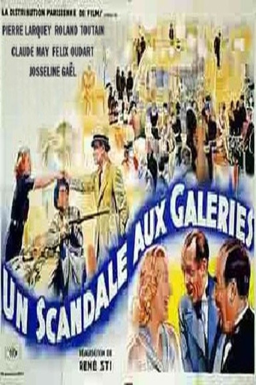 Movie poster for Un scandale aux Galeries (1937)