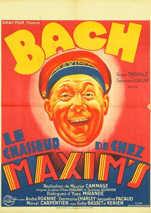 Movie poster for Maxim's Porter (1939)