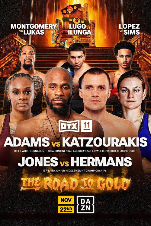 Movie poster for Brandon Adams vs. Andreas Katzourakis (2024)