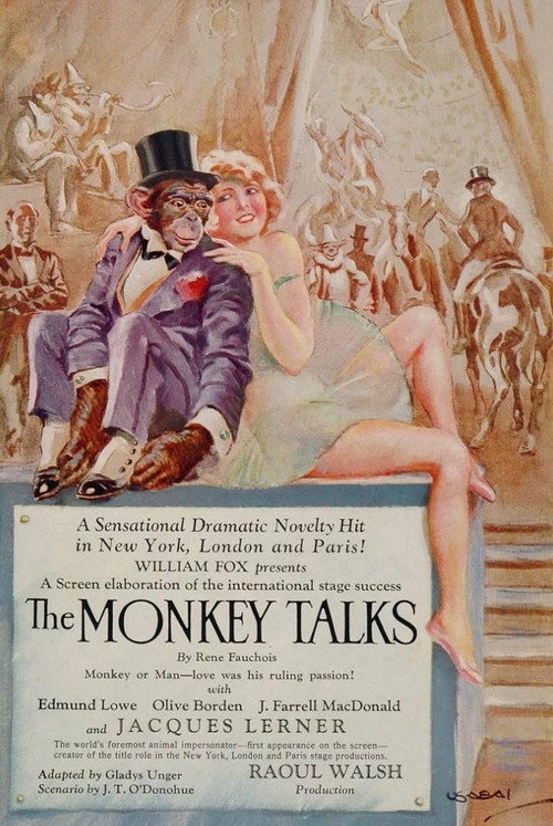 Movie poster for The Monkey Talks (1927)