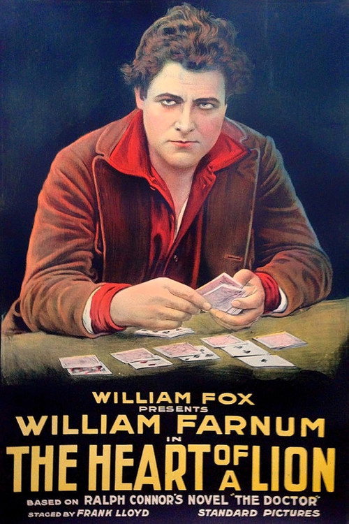 Movie poster for The Heart of a Lion (1917)