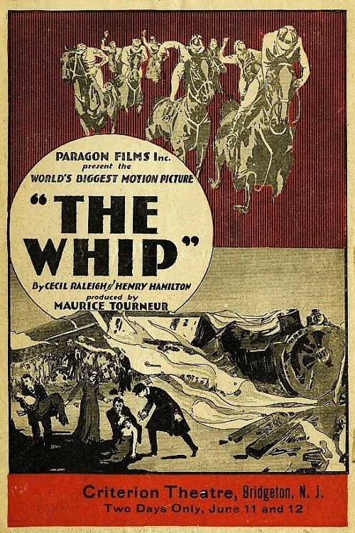 Movie poster for The Whip (1917)