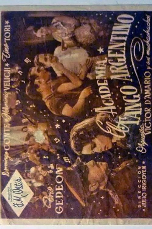 Movie poster for Academia "El Tango Argentino" (1942)