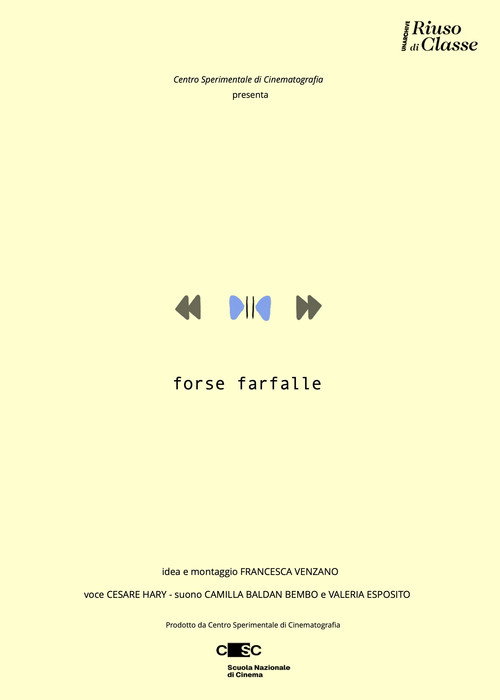 Movie poster for Forse farfalle (2026)