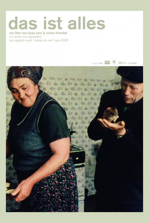 Movie poster for Das ist alles (2001)