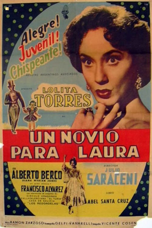 Movie poster for Un novio para Laura (1955)