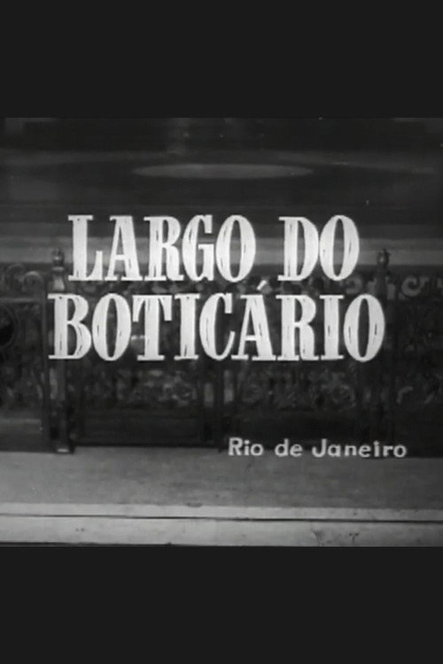 Movie poster for Largo do Boticário (1958)