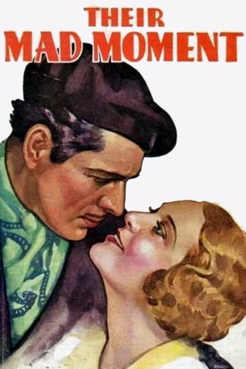 Movie poster for Their Mad Moment (1931)