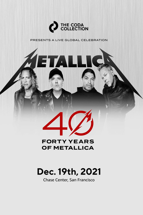 Movie poster for Metallica: 40th Anniversary - Live at Chase Center (Night 2) (2021)