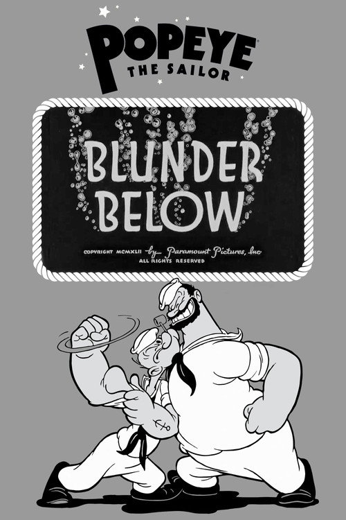 Movie poster for Blunder Below (1942)