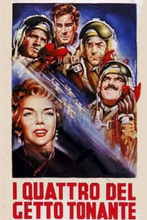 Movie poster for Four of the Thundering Jet (1955)