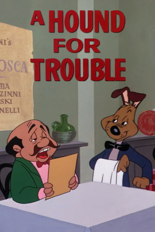 Movie poster for A Hound for Trouble (1951)