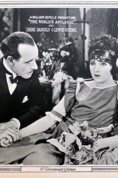 Movie poster for The World's Applause (1923)