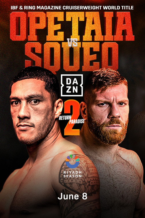 Movie poster for Jai Opetaia vs. Claudio Squeo (2025)